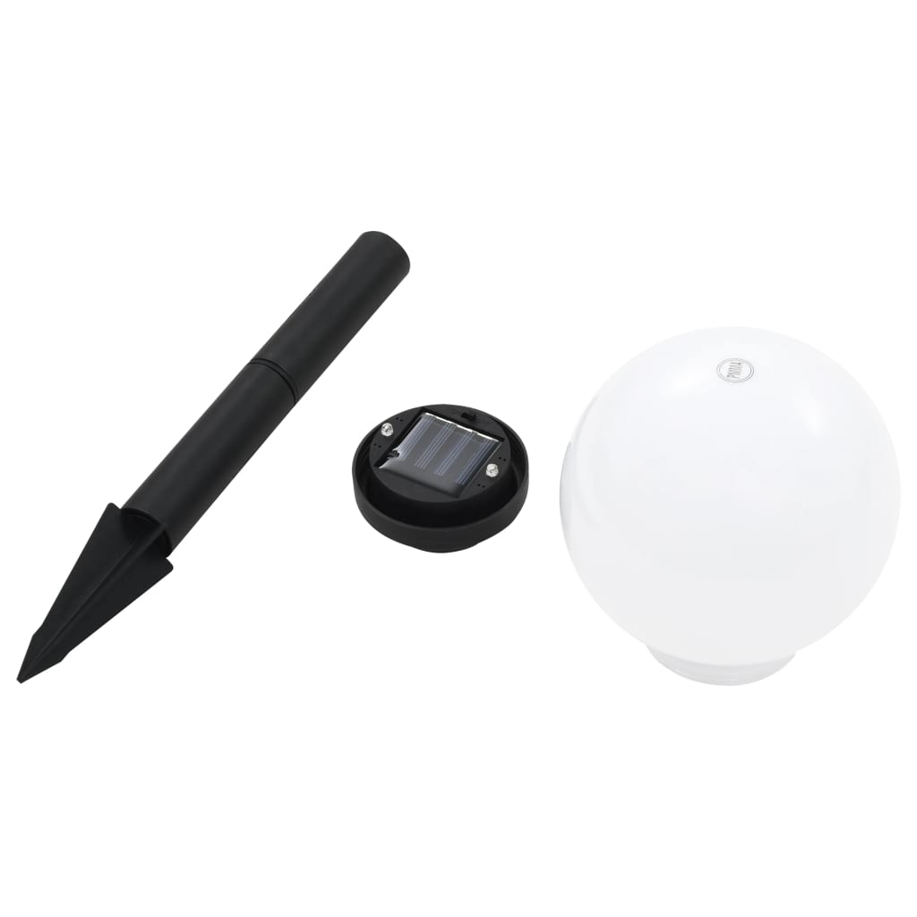 Lampade Solari da Esterni Sferiche 4pz LED RGB 15cm - homemem39