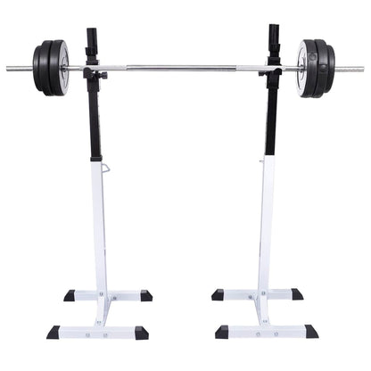 Stazione per Squat con Bilanciere e Set di Manubri da 60,5 kg | homemem39