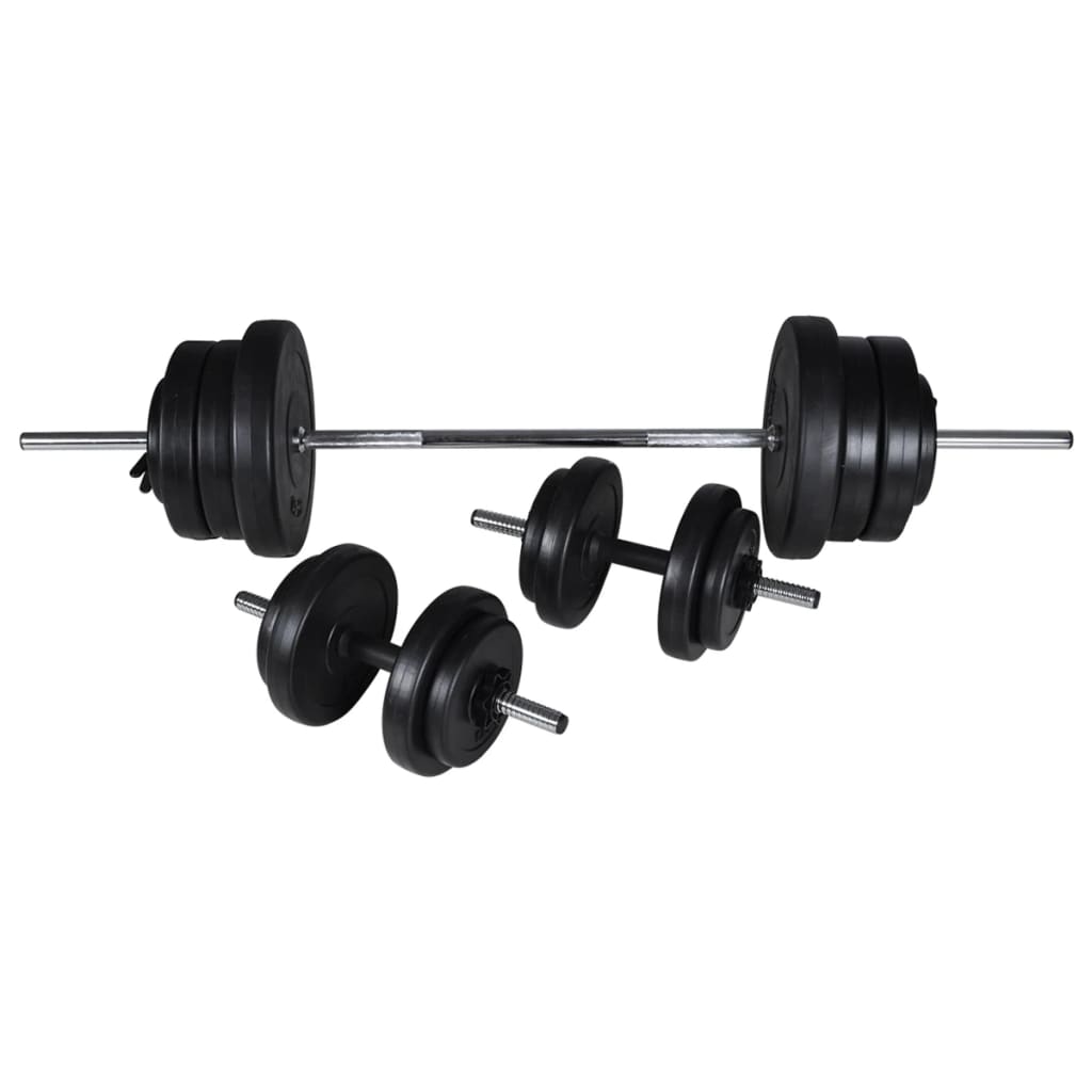 Stazione per Squat con Bilanciere e Set di Manubri da 60,5 kg | homemem39