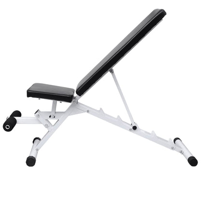 Panca da Palestra con Bilanciere e Set di Manubri 30,5 kg | homemem39
