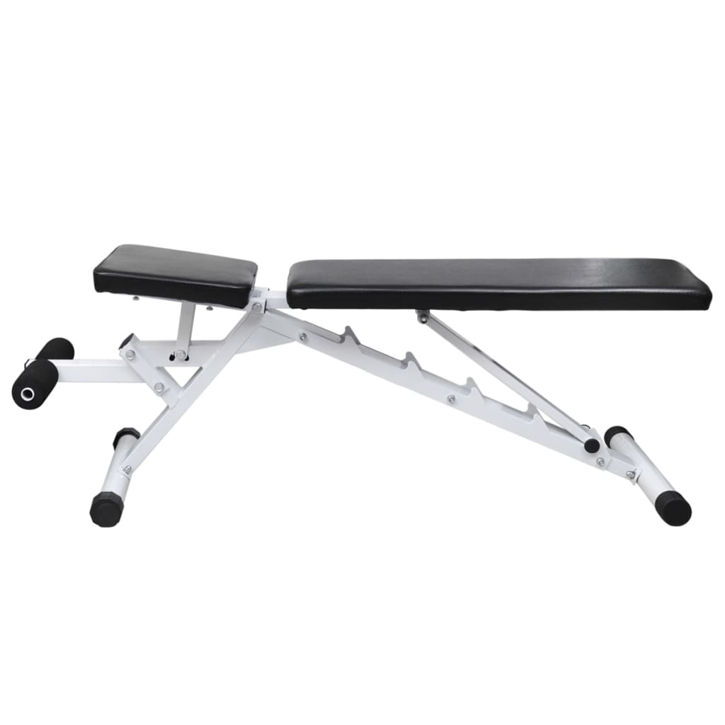 Panca da Palestra con Bilanciere e Set di Manubri 30,5 kg | homemem39