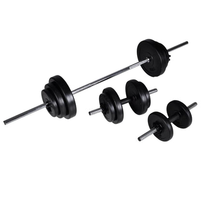 Stazione per Squat con Bilanciere e Set di Manubri da 30,5 kg | homemem39