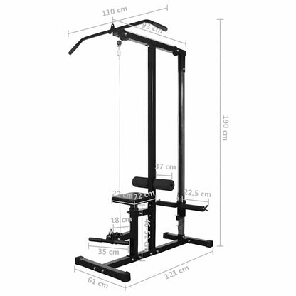 Macchina Multistazione con Bilanciere e Set di Manubri 30,5 kg | homemem39