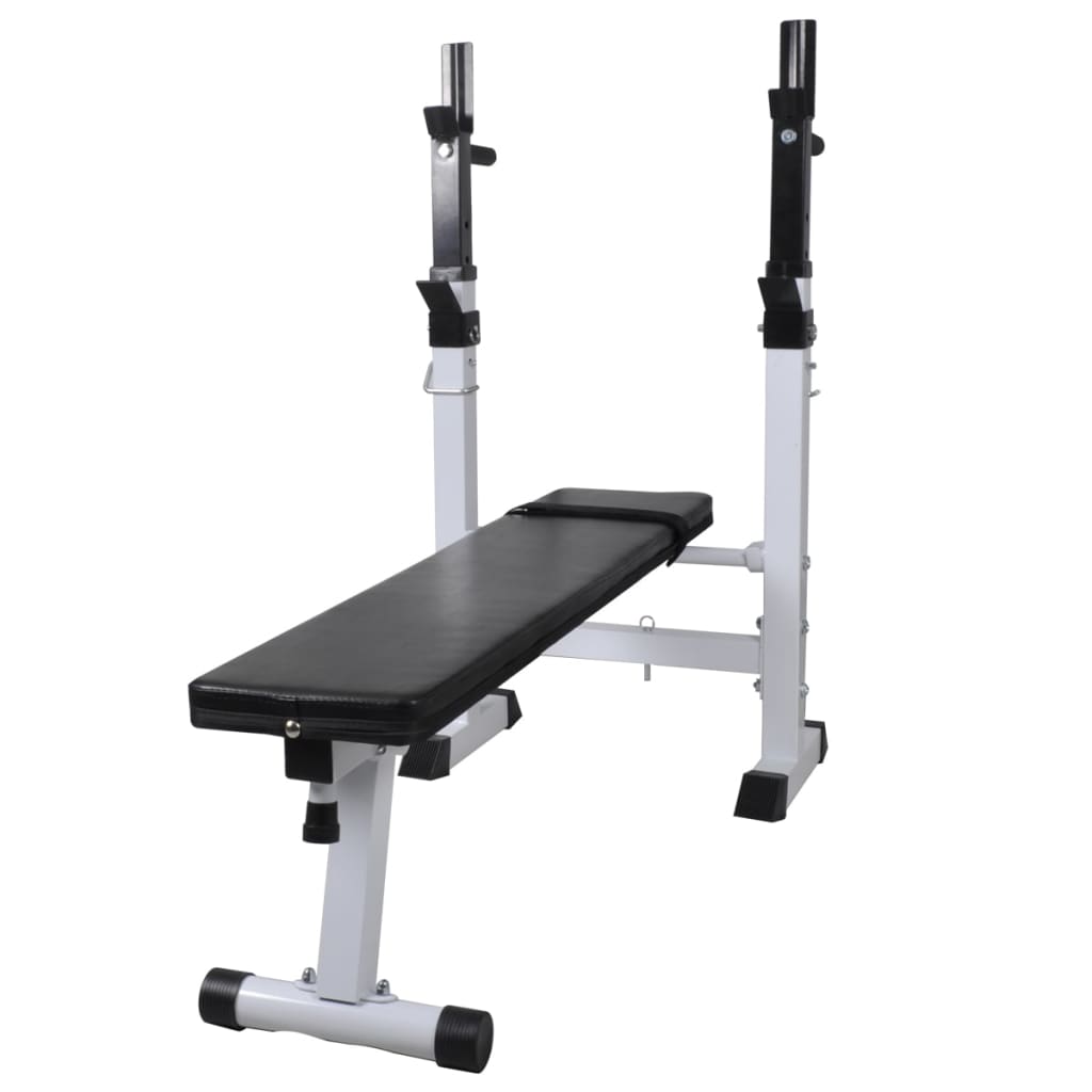 Panca Multifunzione con Bilanciere e Set di Manubri 60,5 kg | homemem39