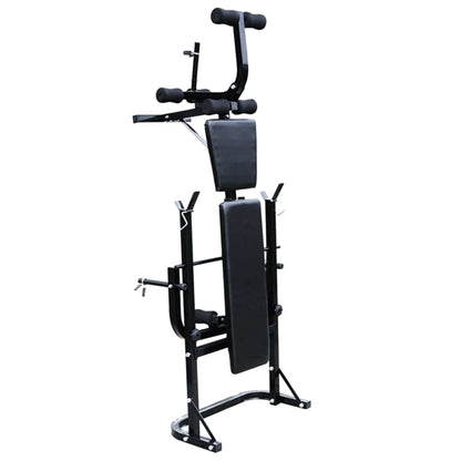Panca Multifunzione con Bilanciere e Set di Manubri 30,5 kg | homemem39