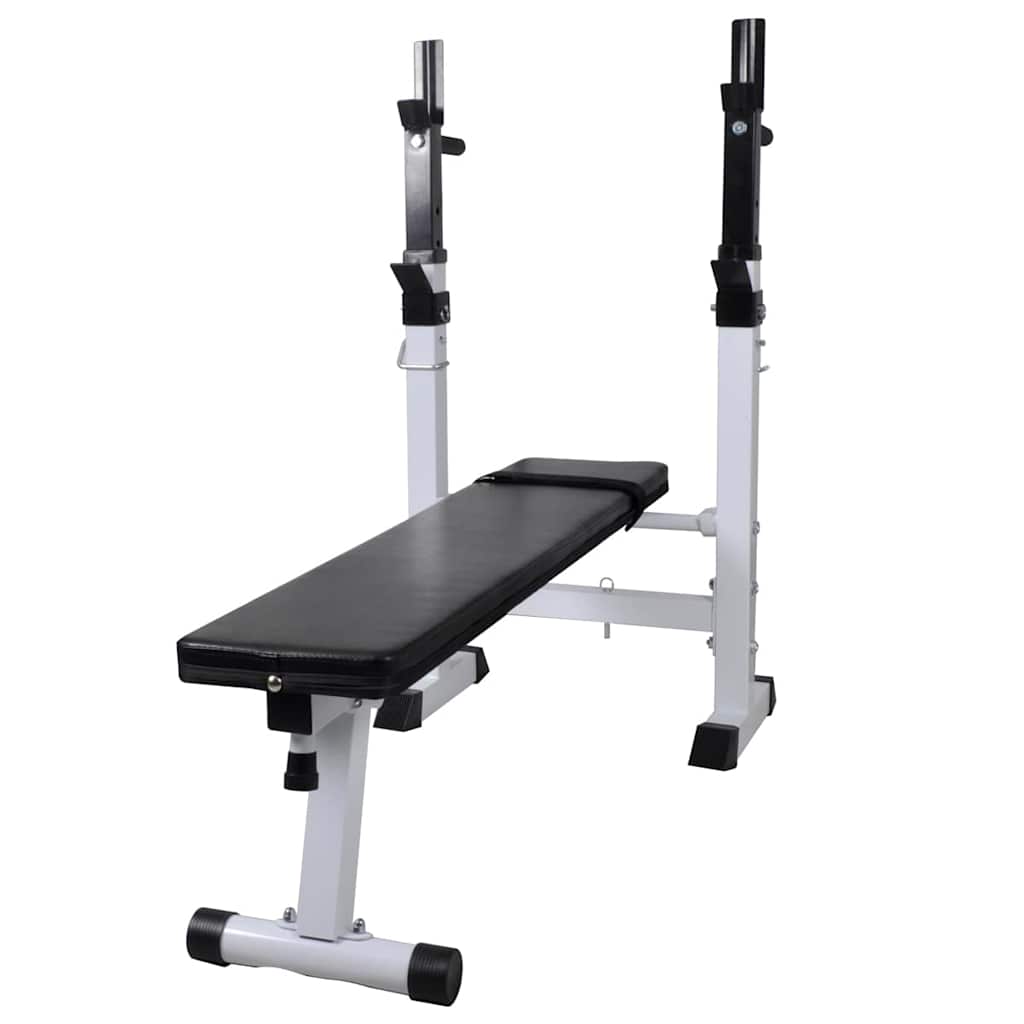 Panca Reclinabile con Rack Bilanciere e Set Manubri 90 kg | homemem39