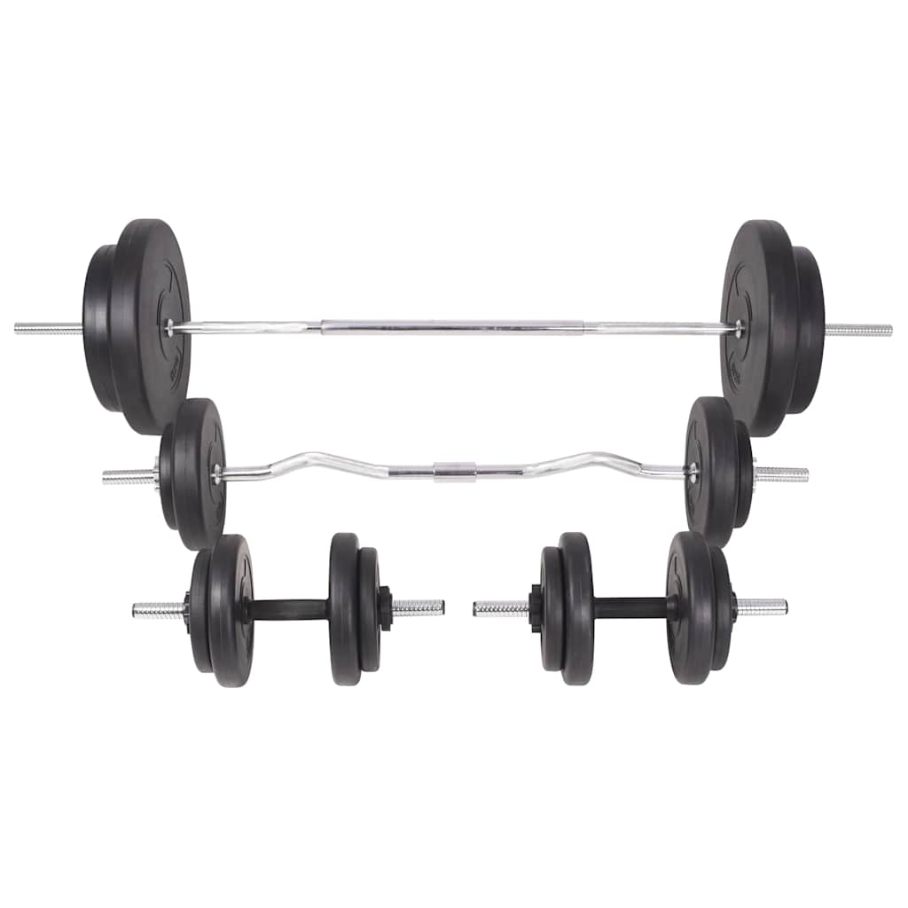 Panca Reclinabile con Rack Bilanciere e Set Manubri 90 kg | homemem39
