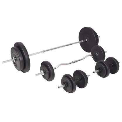 Panca Reclinabile con Rack Bilanciere e Set Manubri 90 kg | homemem39