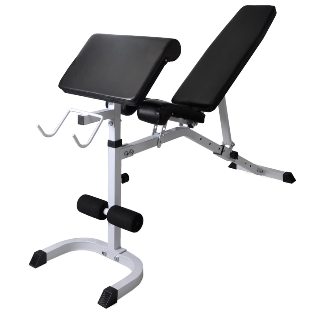 Panca Multifunzione con Rack Bilanciere e Set Manubri 90 kg | homemem39