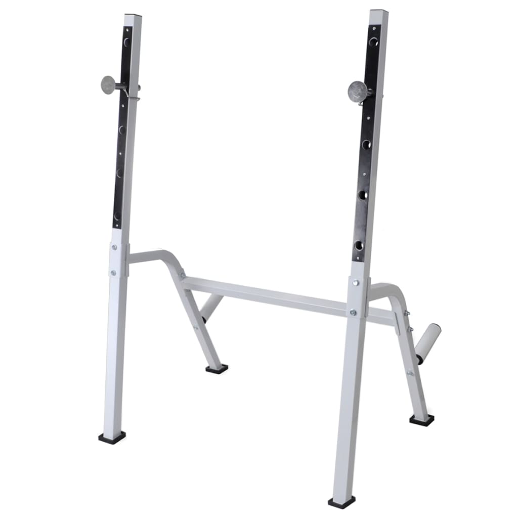 Panca Multifunzione con Rack Bilanciere e Set Manubri 90 kg | homemem39