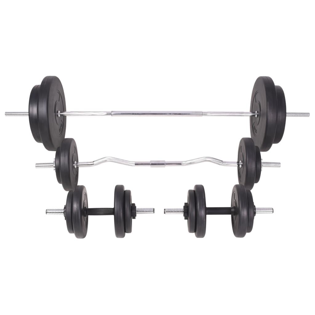 Panca Multifunzione con Rack Bilanciere e Set Manubri 90 kg | homemem39