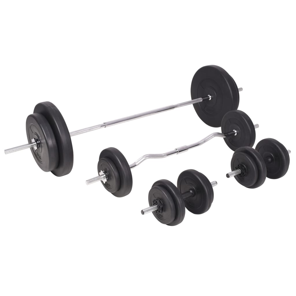 Panca Multifunzione con Rack Bilanciere e Set Manubri 90 kg | homemem39