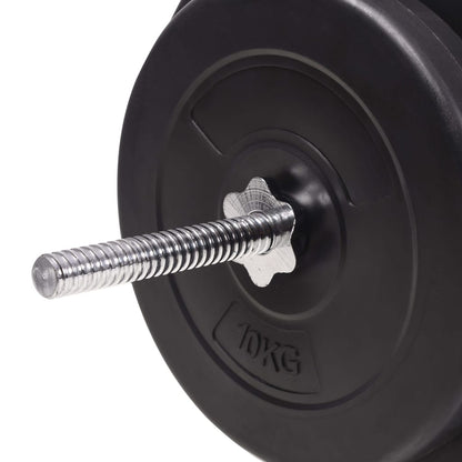 Panca Multifunzione con Bilanciere e Set di Manubri 90 kg | homemem39