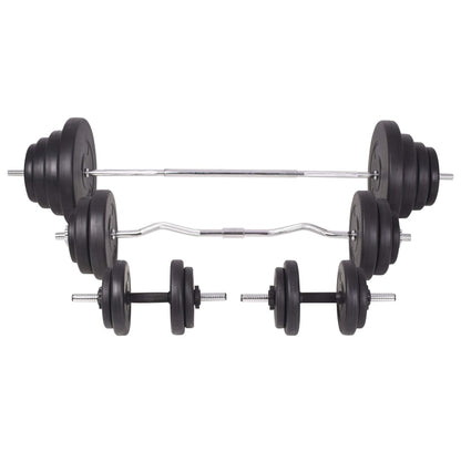 Panca Reclinabile con Rack Bilanciere e Set Manubri 120 kg | homemem39