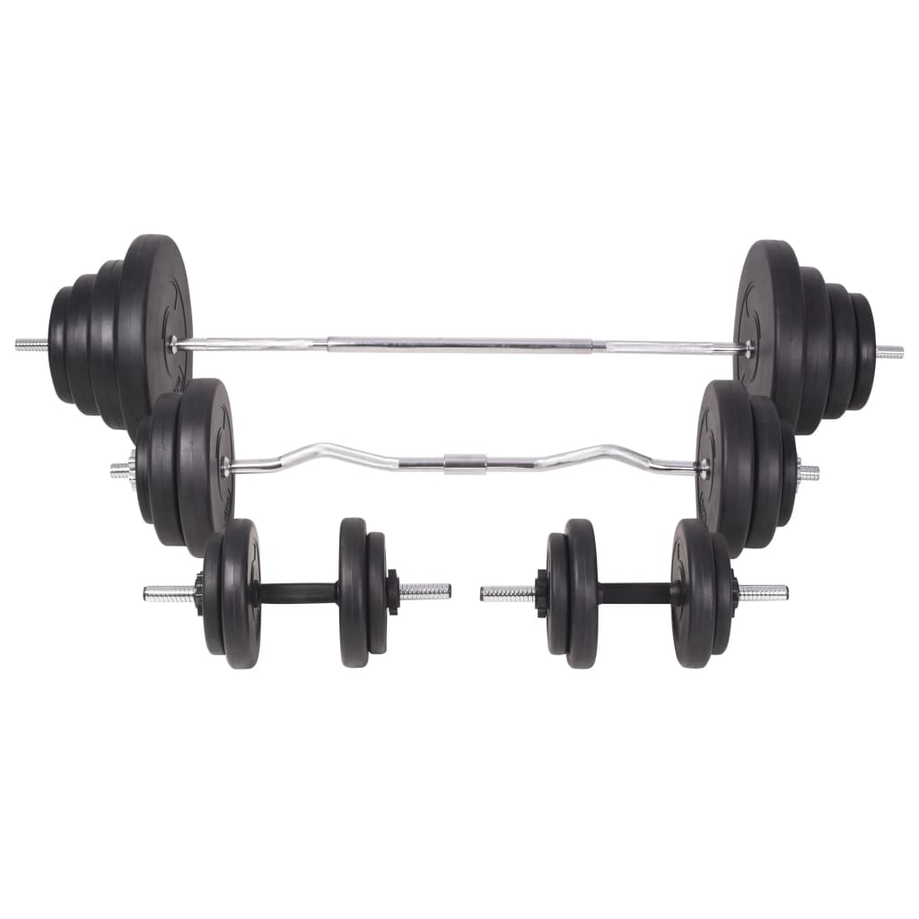 Panca Multifunzione con Rack Bilanciere e Set Manubri 120 kg | homemem39