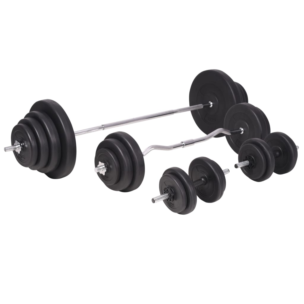 Panca Multifunzione con Rack Bilanciere e Set Manubri 120 kg | homemem39