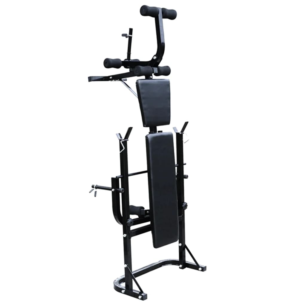 Panca Multifunzione con Bilanciere e Set di Manubri 120 kg | homemem39