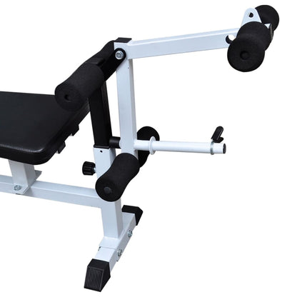 Panca Multifunzione con Bilanciere e Set di Manubri 120 kg | homemem39