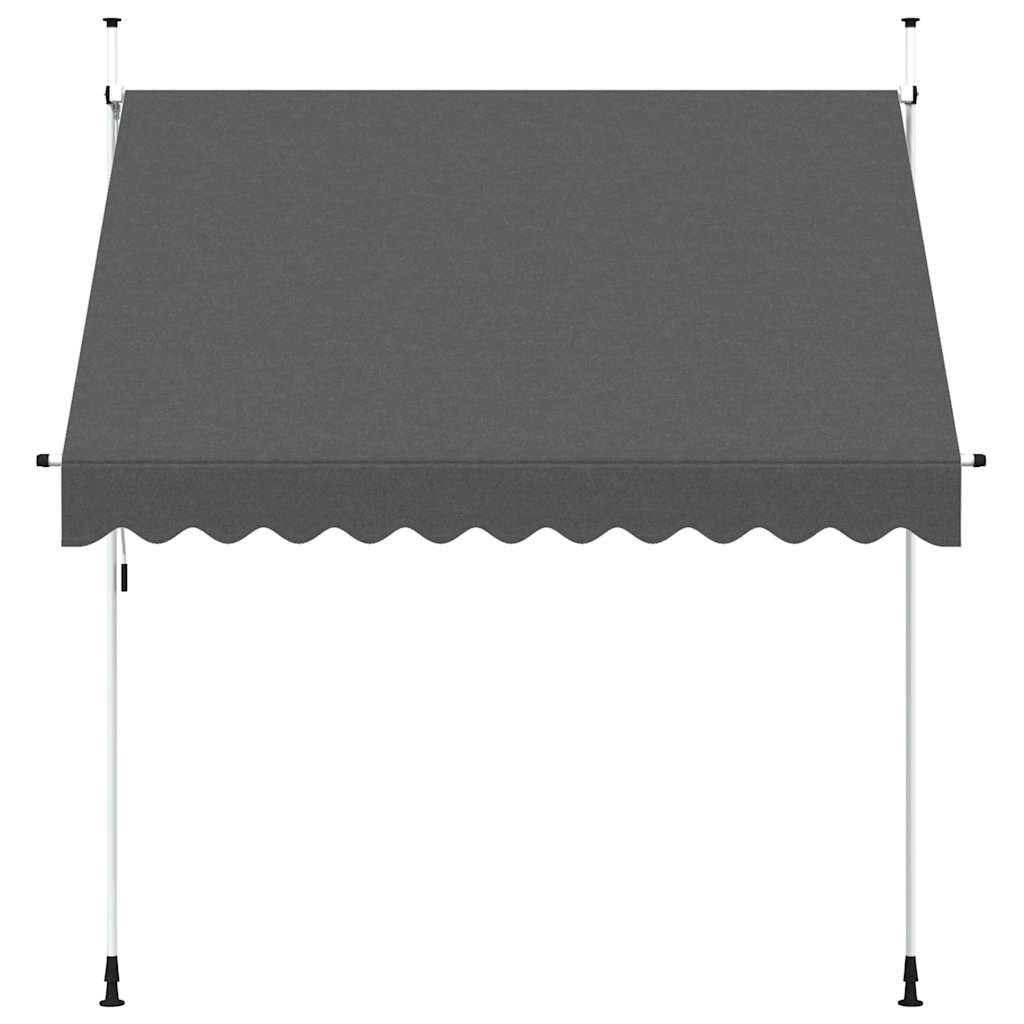 Tenda da Sole Retrattile Manuale 250 cm Antracite | homemem39