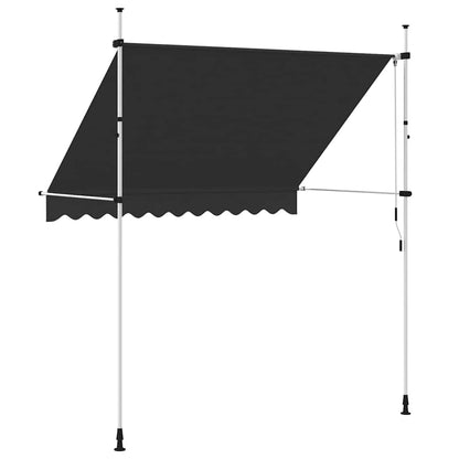 Tenda da Sole Retrattile Manuale 250 cm Antracite | homemem39