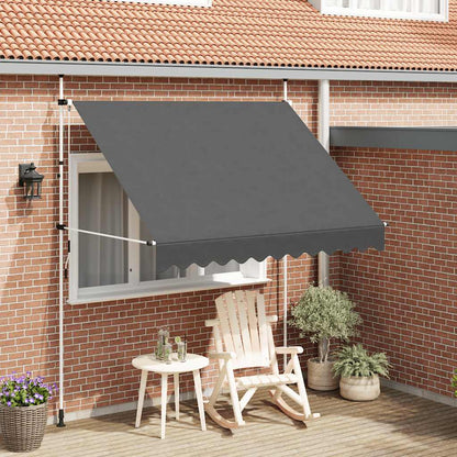 Tenda da Sole Retrattile Manuale 250 cm Antracite | homemem39