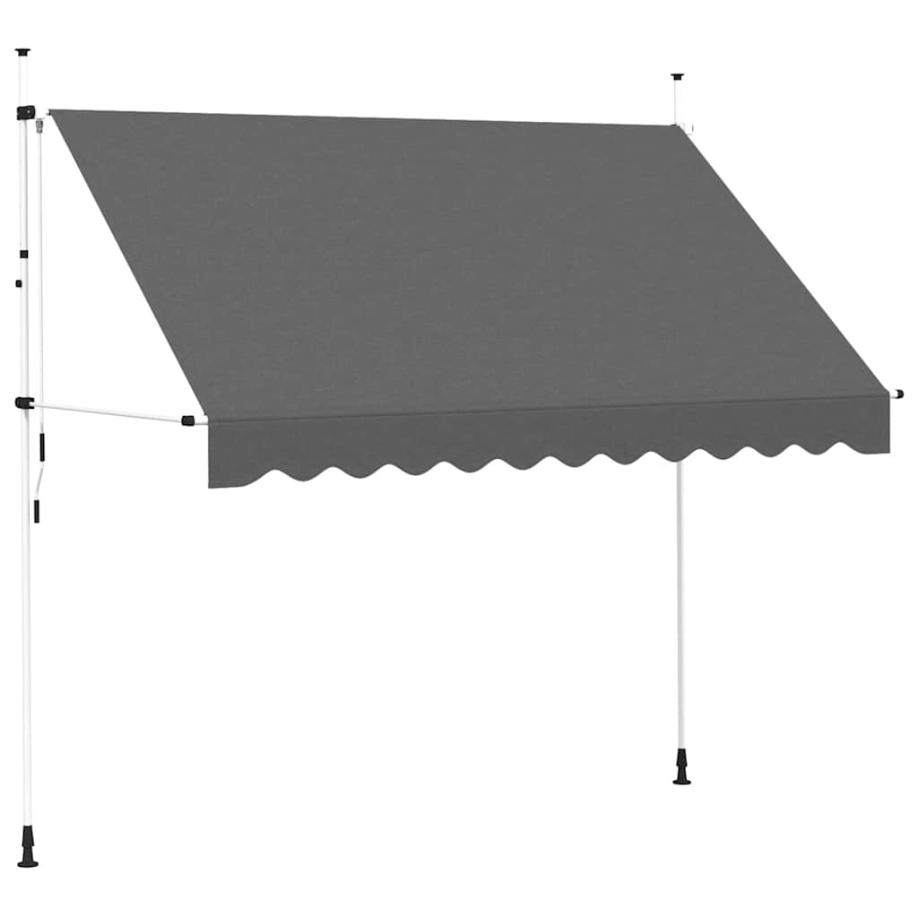 Tenda da Sole Retrattile Manuale 300 cm Antracite | homemem39