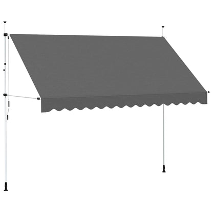 Tenda da Sole Retrattile Manuale 350 cm Antracite | homemem39