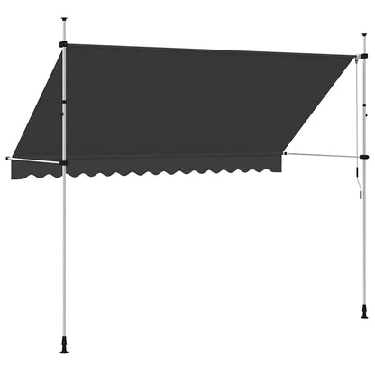 Tenda da Sole Retrattile Manuale 350 cm Antracite | homemem39