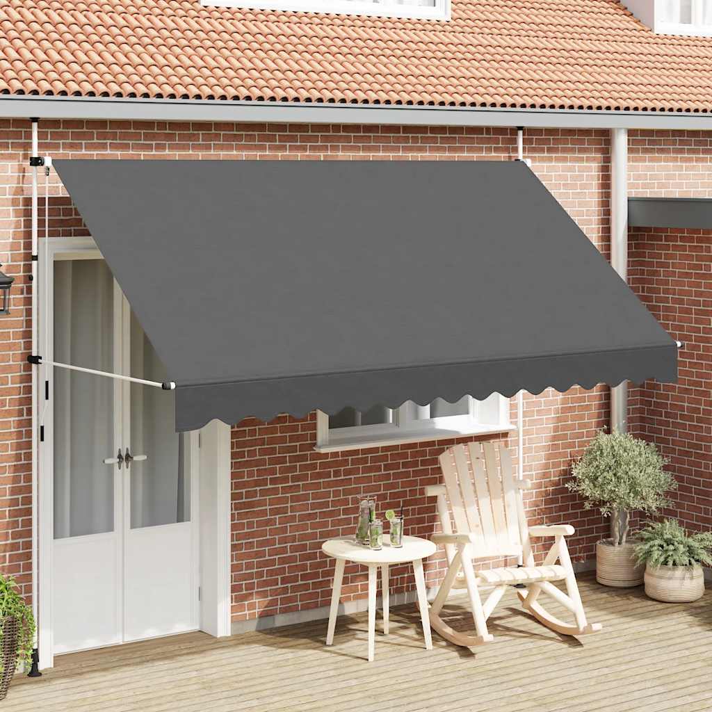 Tenda da Sole Retrattile Manuale 350 cm Antracite | homemem39