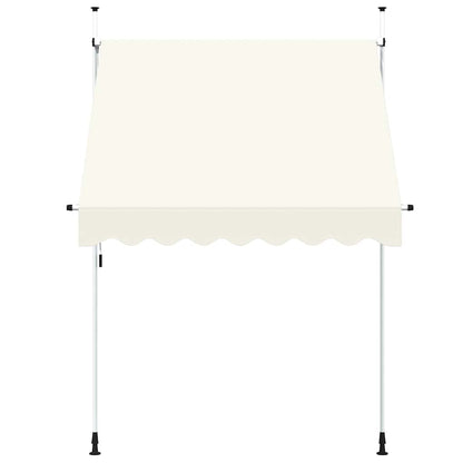 Tenda da Sole Retrattile Manuale 200 cm Crema | homemem39