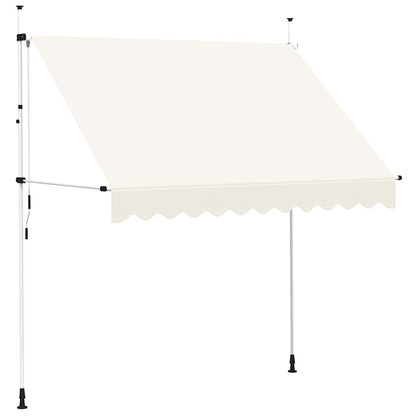 Tenda da Sole Retrattile Manuale 250 cm Crema | homemem39
