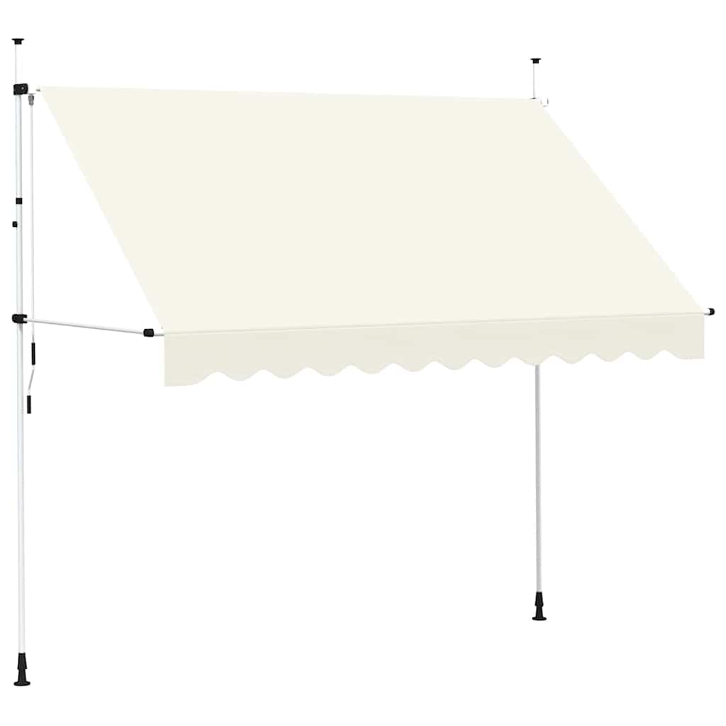 Tenda da Sole Retrattile Manuale 300 cm Crema | homemem39