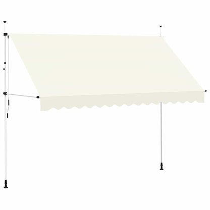 Tenda da Sole Retrattile Manuale 350 cm Crema | homemem39