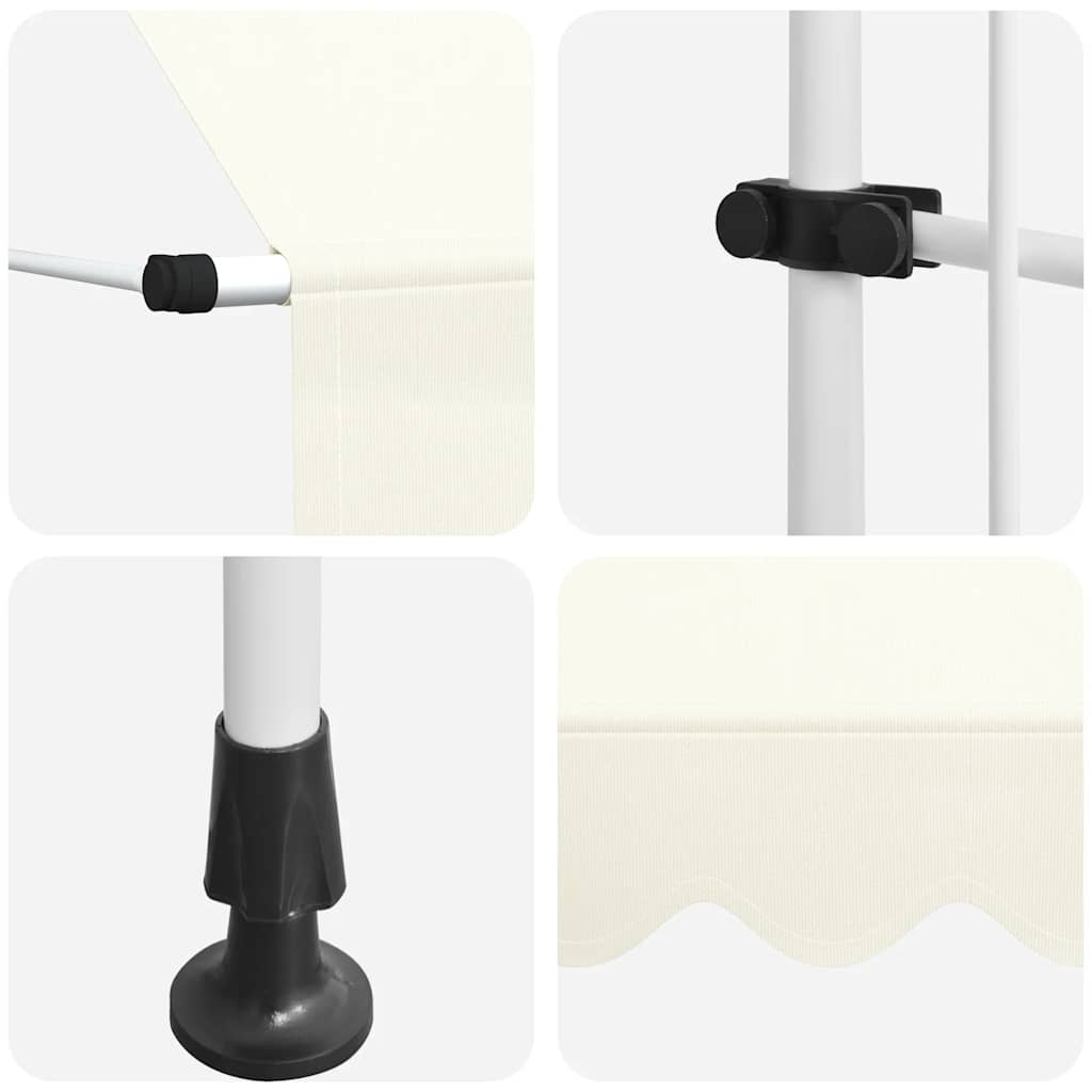 Tenda da Sole Retrattile Manuale 350 cm Crema | homemem39