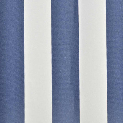Tessuto di Ricambio per Tenda da Sole Blu e Bianco 350x250 cm