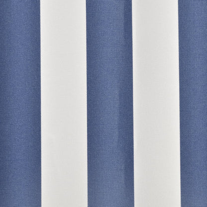Tendone Parasole in Tela Blu e Bianco 450x300 cm - homemem39