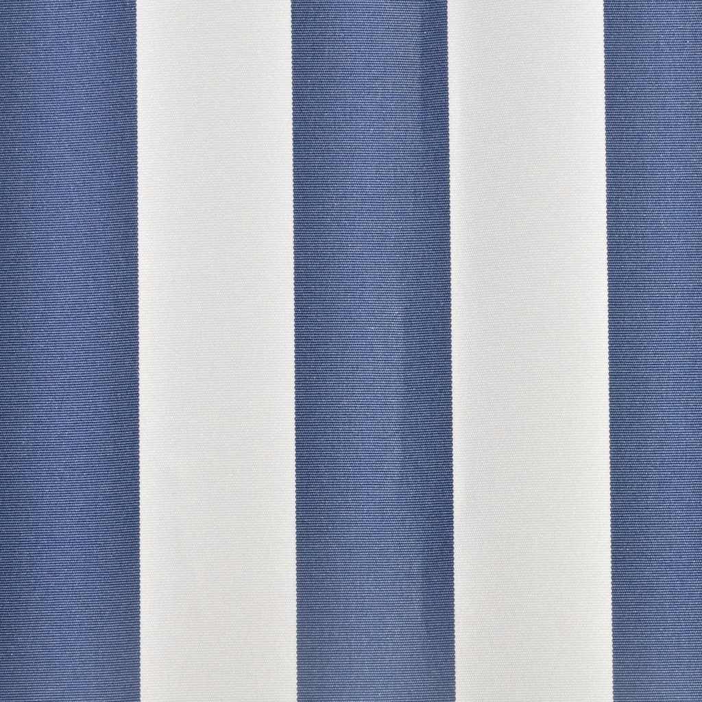 Tessuto di Ricambio per Tenda da Sole Blu e Bianco 450x300 cm