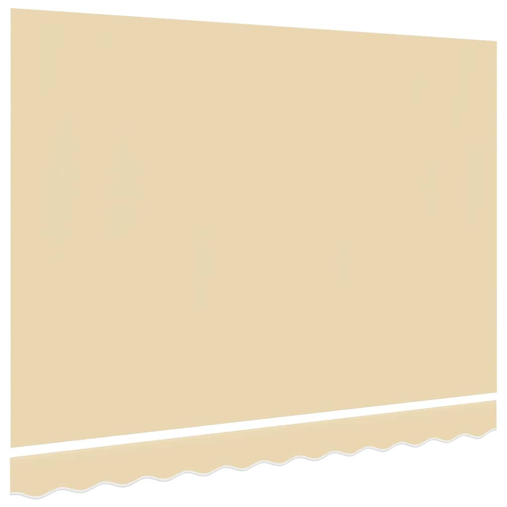 Tessuto di Ricambio per Tenda da Sole Crema 350x250 cm Poliestere - homemem39