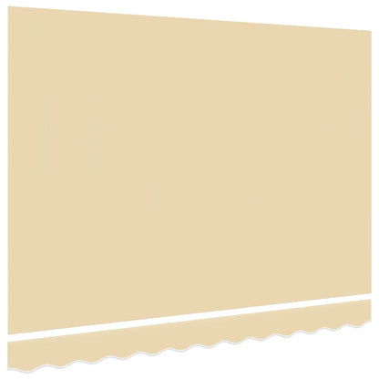 Tessuto di Ricambio per Tenda da Sole Crema 350x250 cm Poliestere - homemem39