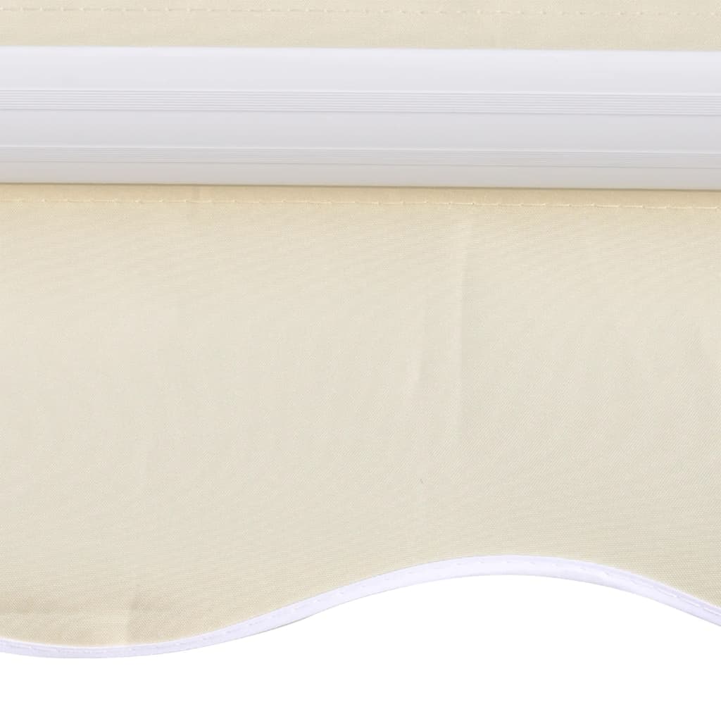 Tessuto di Ricambio per Tenda da Sole Crema 3,5x2,5 m Poliestere | homemem39