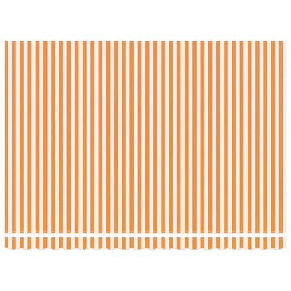 Tessuto di ricambio Tenda da Sole Arancione e Bianco 500x300 cm