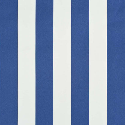Tenda da Sole Retrattile 150x150 cm Blu e Bianco | homemem39