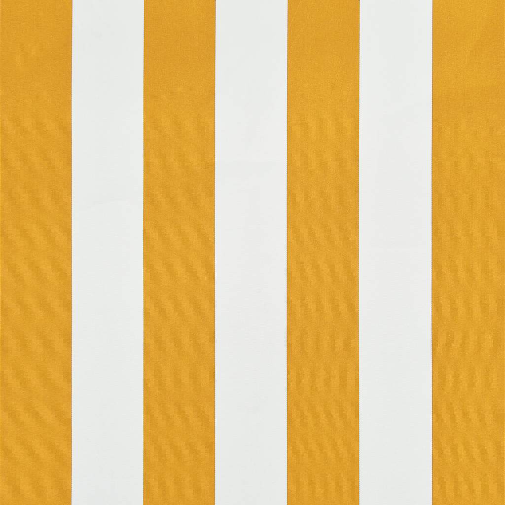 Tenda da Sole Retrattile 300x150 cm Giallo e Bianco | homemem39