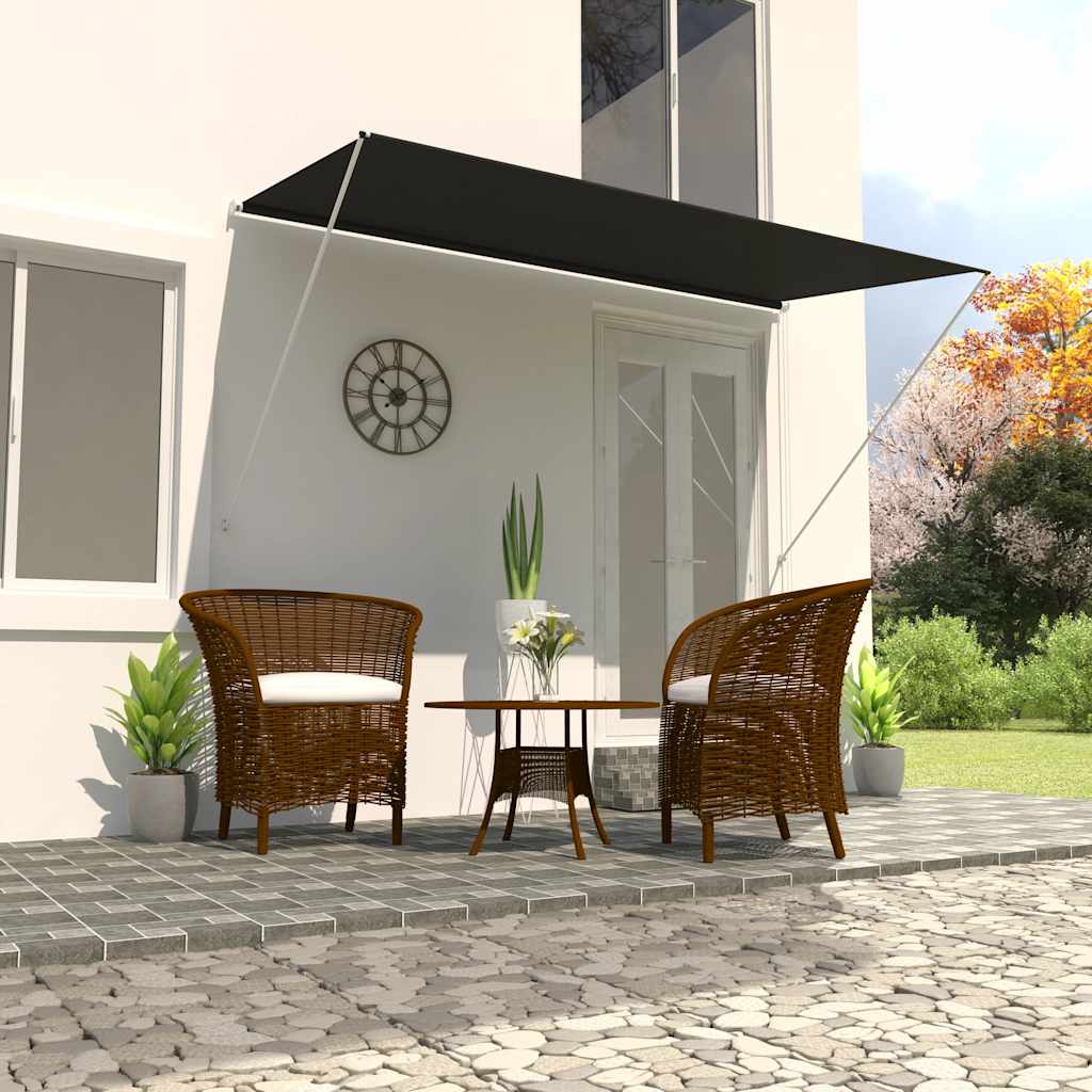 Tenda da Sole Retrattile 350x150 cm Antracite | homemem39