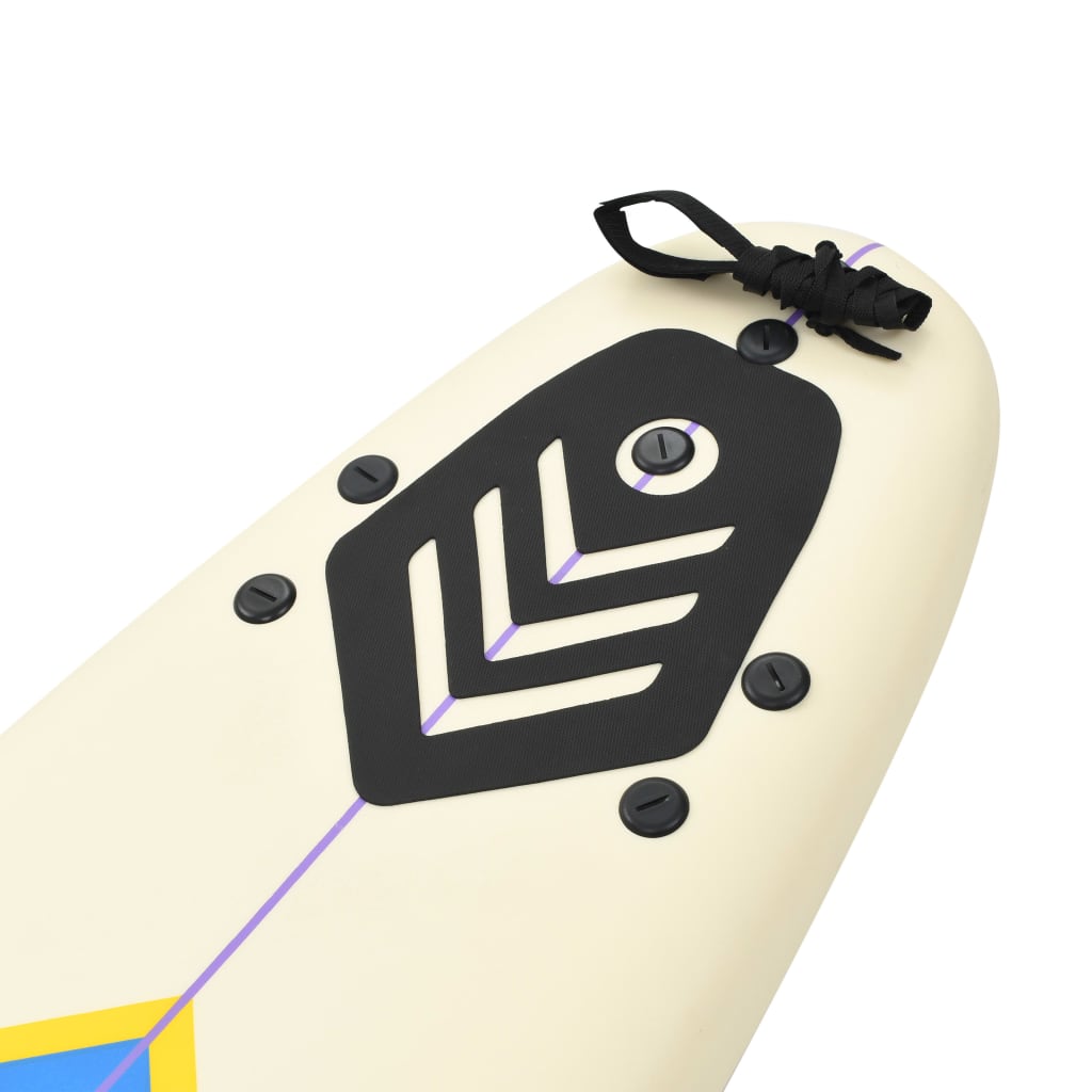 Tavola da Surf 170 cm Blu e Crema | homemem39