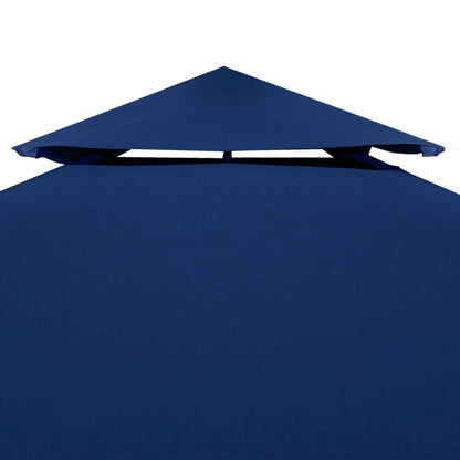 Copertura Superiore per Gazebo a 2 Strati 310 g/m² 4x3 m Blu | homemem39