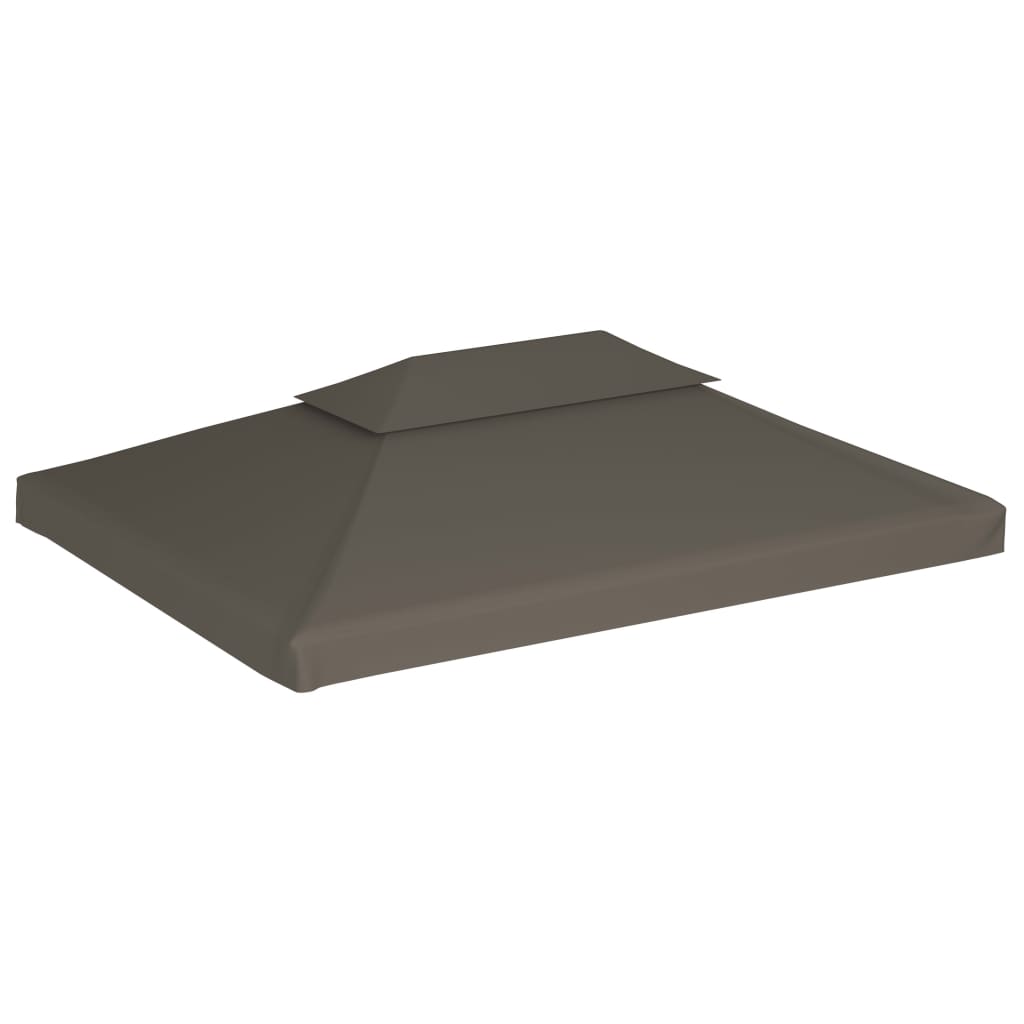 Copertura Superiore per Gazebo a 2 Strati 310g/m² 4x3m Talpa | homemem39
