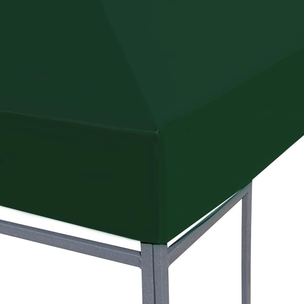 Copertura Superiore per Gazebo 310 g/m² 3x3 m Verde