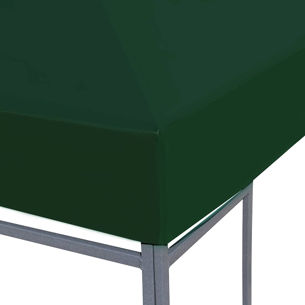 Copertura Superiore per Gazebo 310 g/m² 4x3m Verde - homemem39