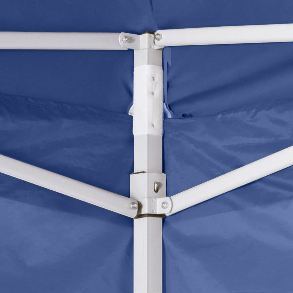 Tenda Pieghevole con 2 Pareti 3x3 m Blu | homemem39